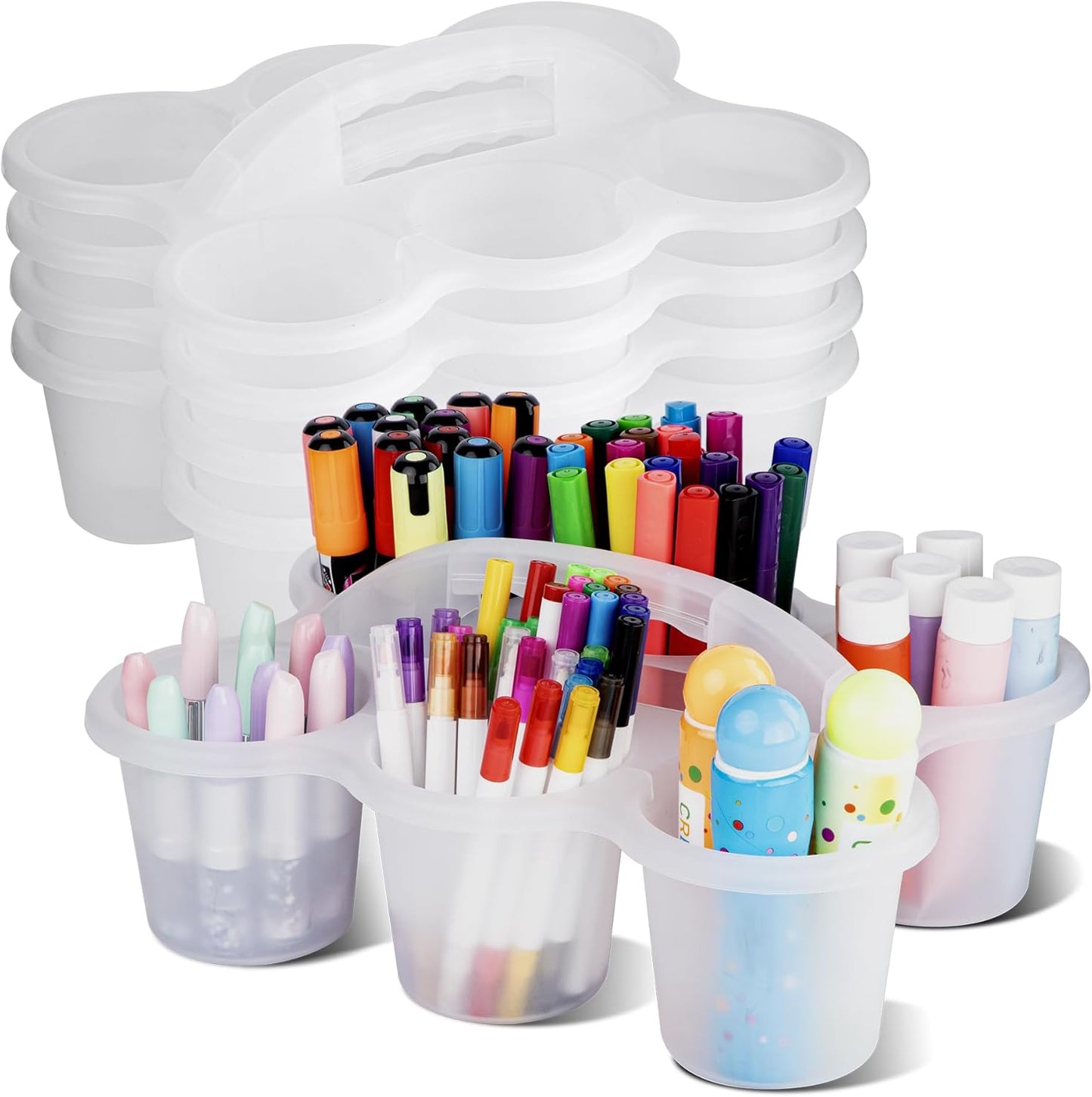 4 Pack Classroom Caddy for School and Kidsroom Organization