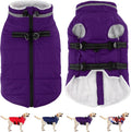 Dogcheer Dog Coat with Harness Medium - Warm Waterproof Winter Jacket