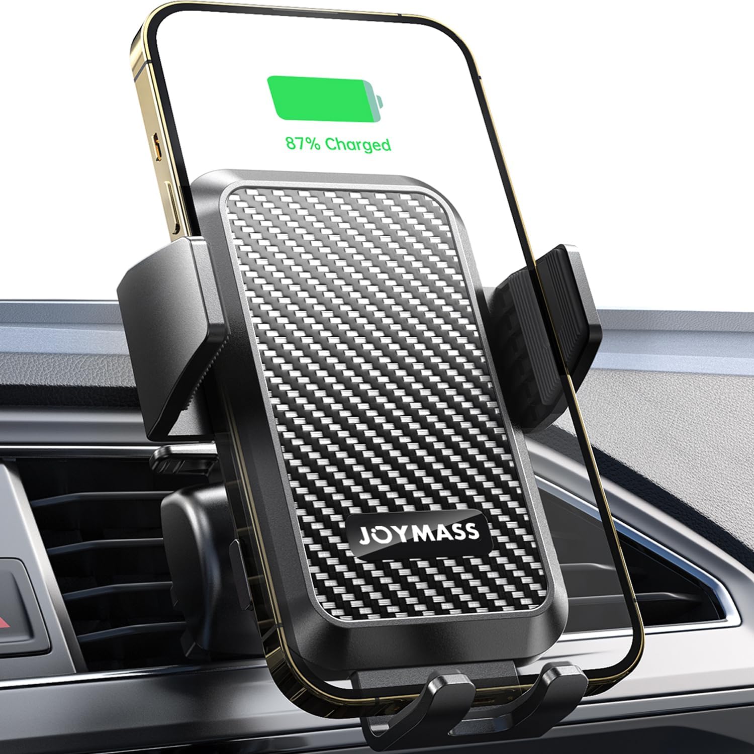 15W Fast Wireless Car Charger & Phone Mount by JOYMASS