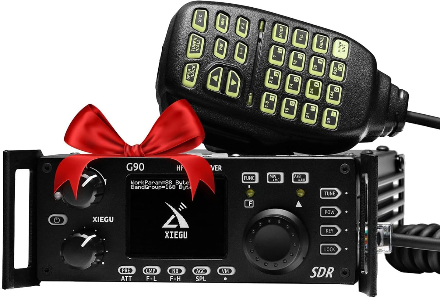 Xiegu G90 HF Radio Transceiver with Auto Antenna Tuner Features