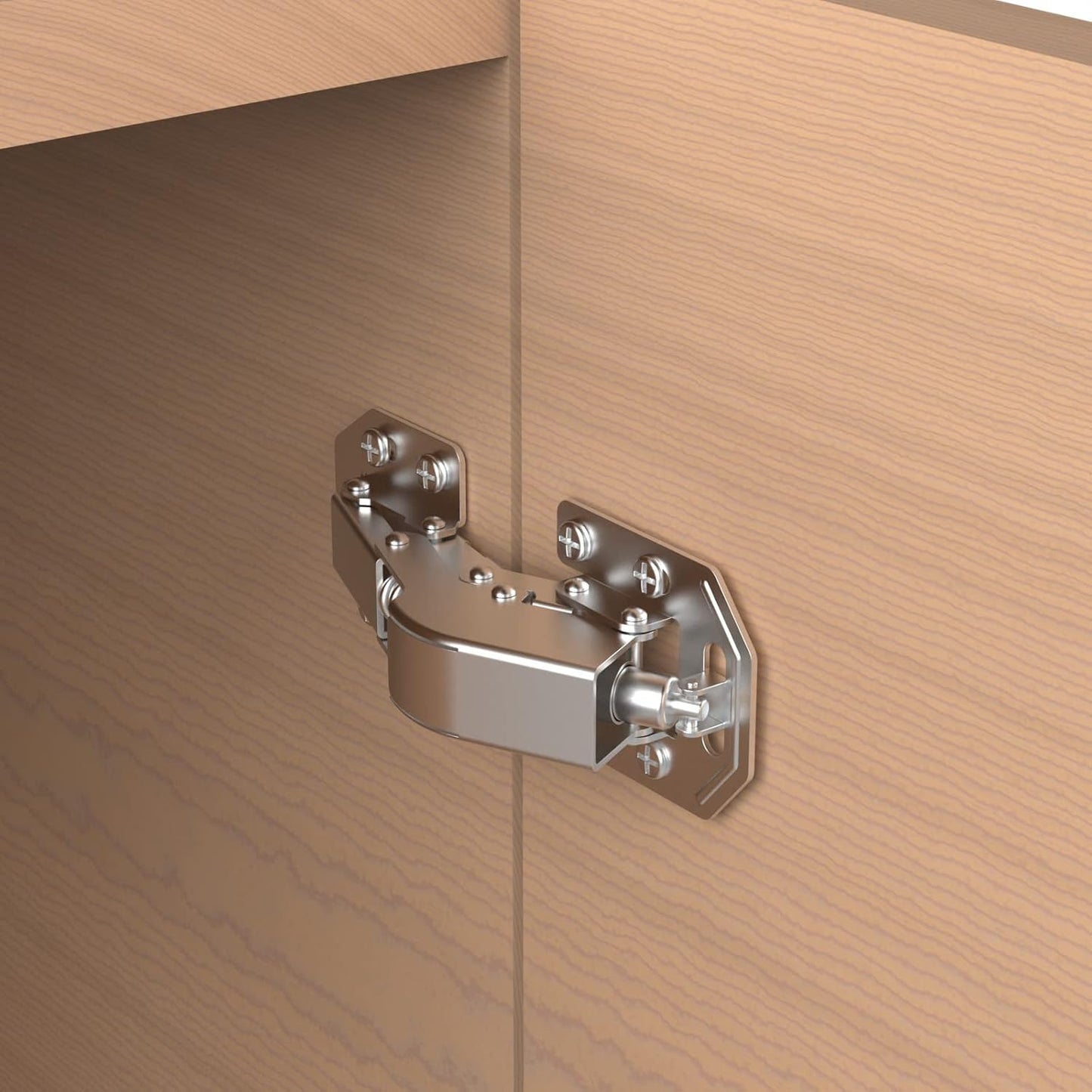 20 Pack Soft Close Surface Mount Spring Hinges for Cabinets