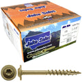 8 x 1-5/8 in Bronze Star Drive Truss Head Wood Screws - Exterior