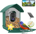 Bird Feeder with Camera - FHD WiFi Smart Solar Bird House