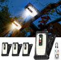 Clip On Solar Motion Lights Outdoor, 4 Pack - 800LM Bright Motion