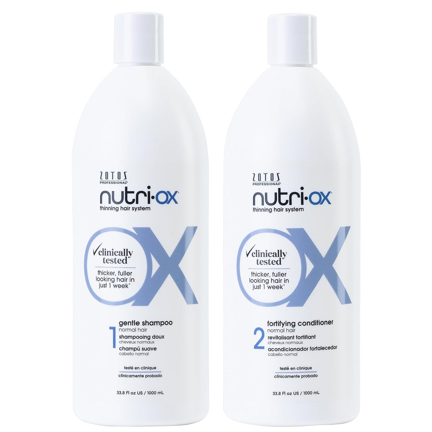 NUTRI-OX Gentle Shampoo for Thinning Hair - Peppermint