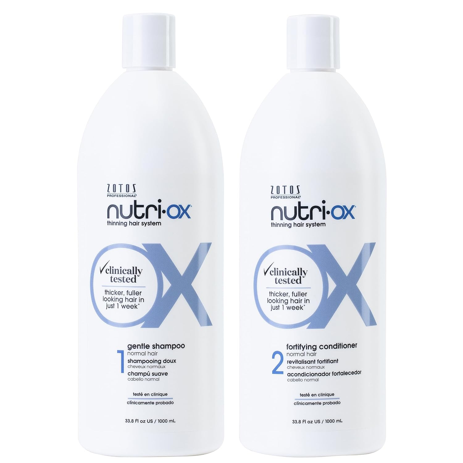 NUTRI-OX Gentle Shampoo for Thinning Hair - Peppermint