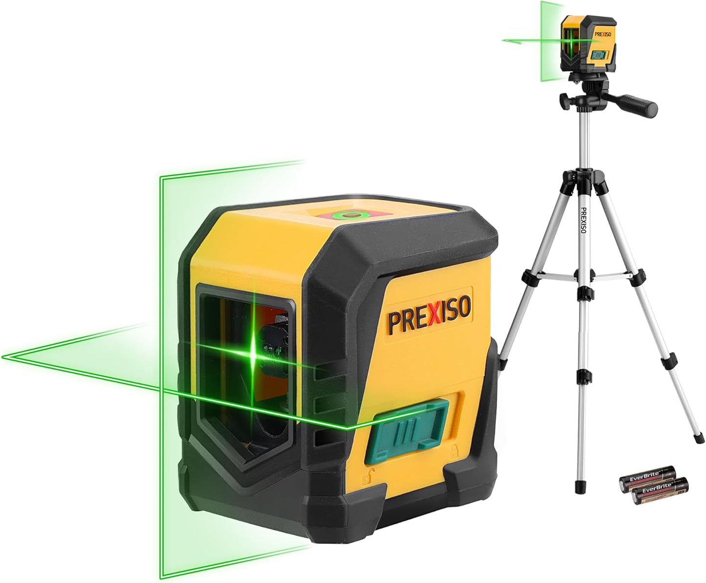 PREXISO Laser Level with Tripod: Accurate Green Line Tool