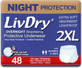 LivDry XXL Overnight Adult Diapers for Ultimate Comfort
