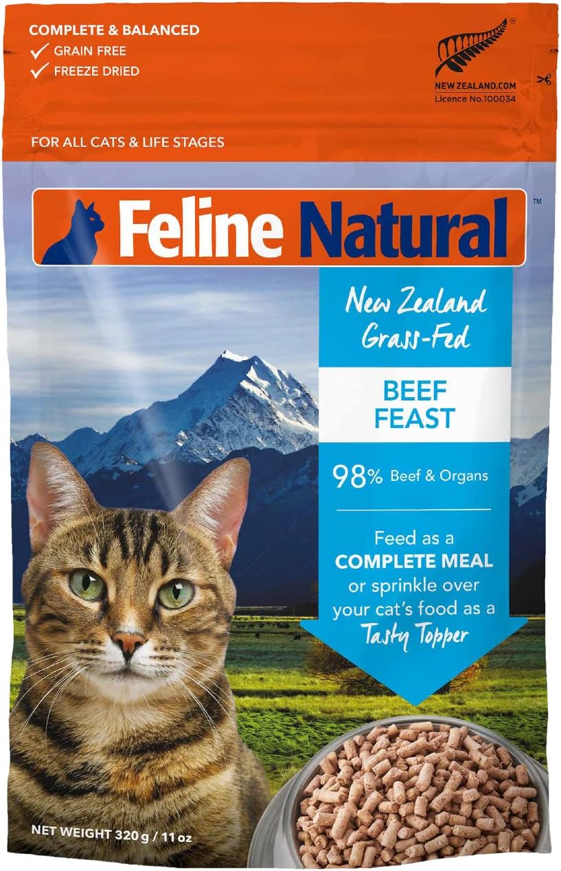Feline Natural High Protein Dry Cat Food with 98% Meat & Seafood