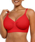 SHAPELLX Wireless Comfy Bra Seamless Non Padded Bralette - Everyday