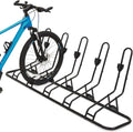 Floor Bike Stand for 5 Bikes - Stable Indoor Outdoor Rack