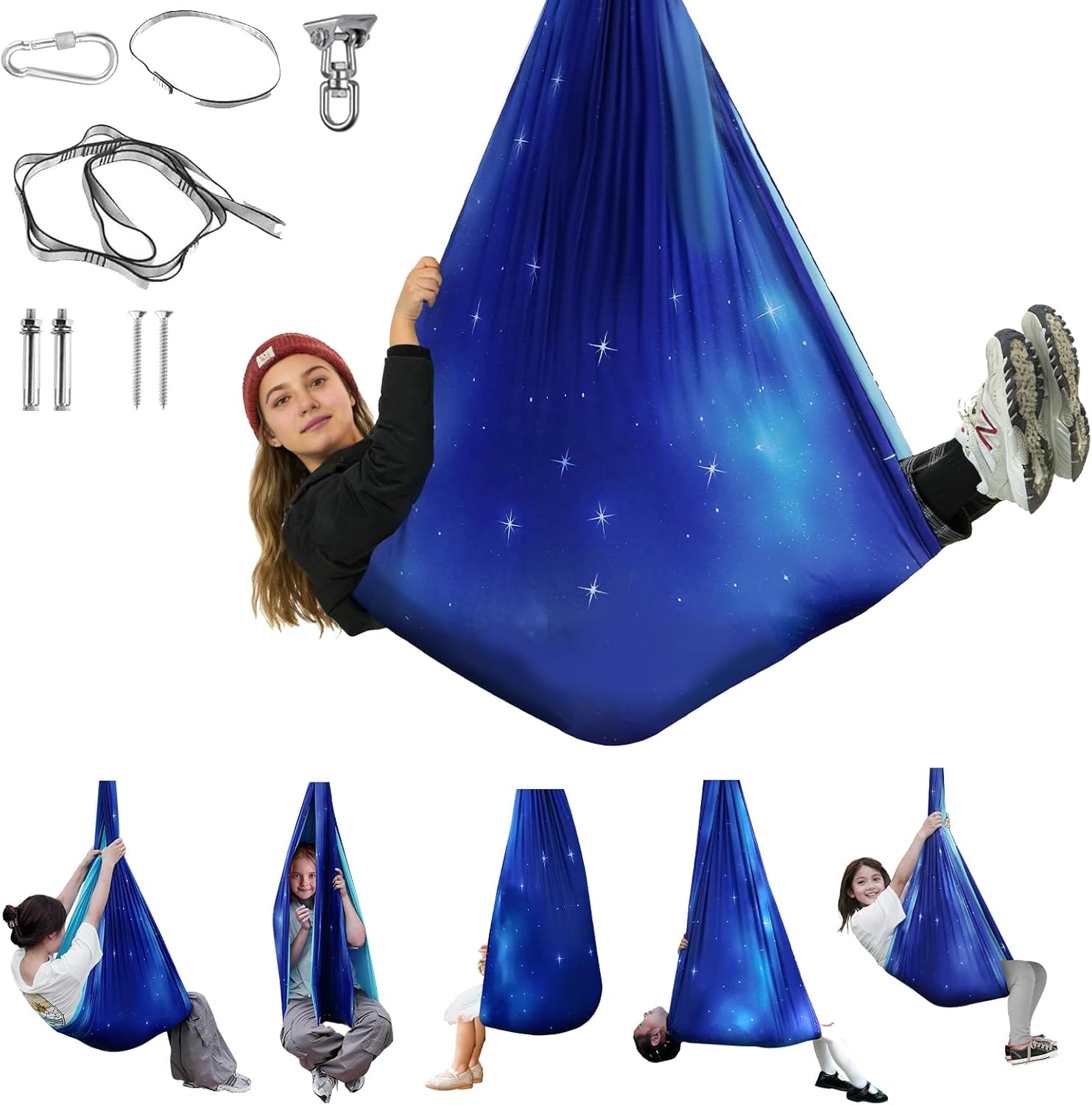 Sensory Swing for Kids & Adults - Therapy Swing for Relaxation