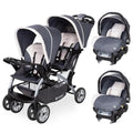 Magnolia Double Stroller and 2 Car Seat Combo - Twin Travel System