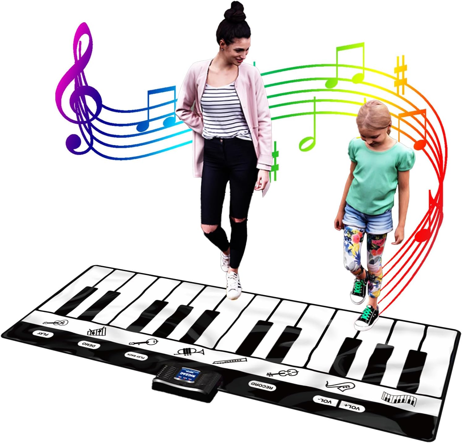 SUNLIN 6ft Piano Mat: Interactive Musical Playmat for Kids