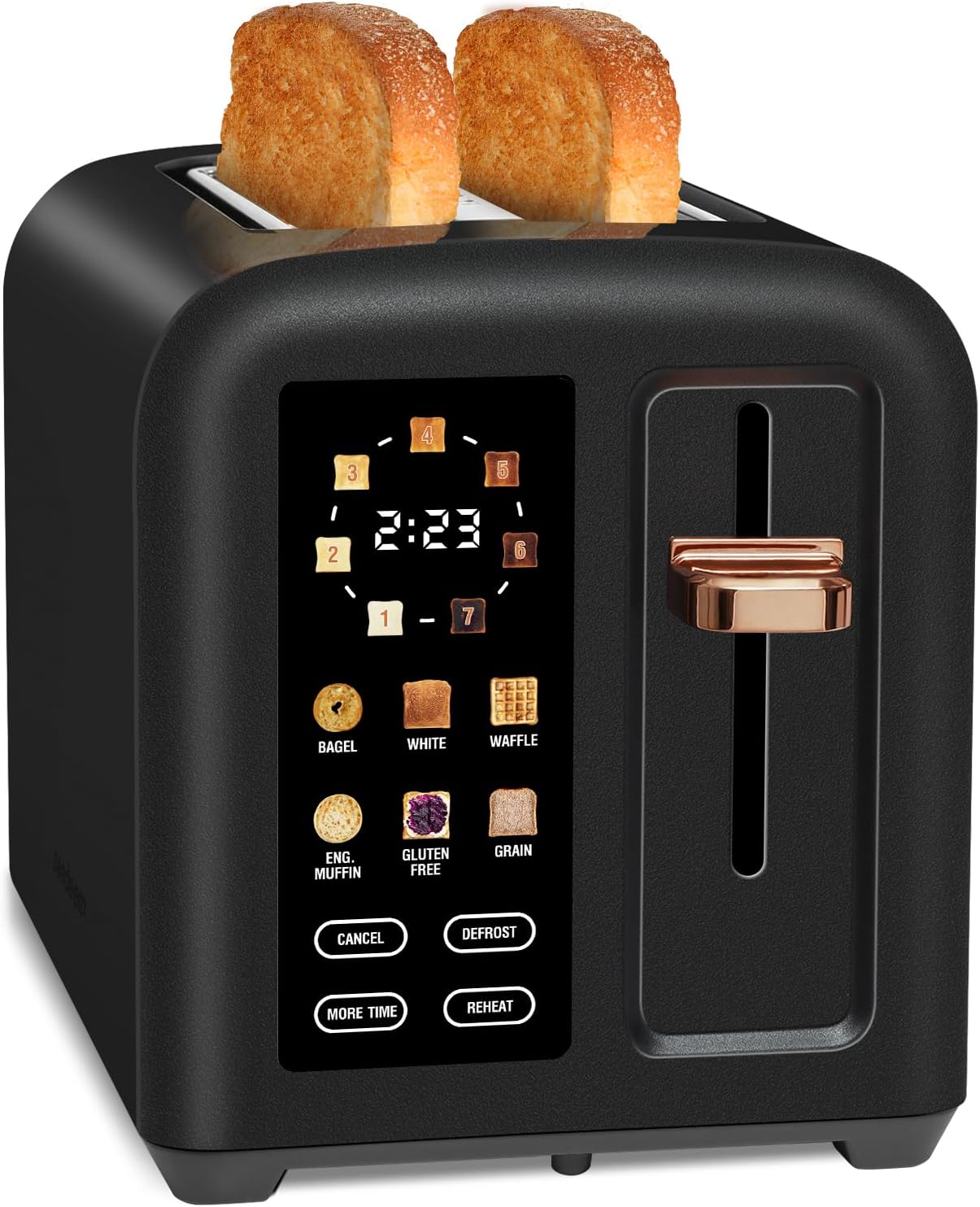 SEEDEEM Toaster 2 Slice with Touch Control and LCD Display