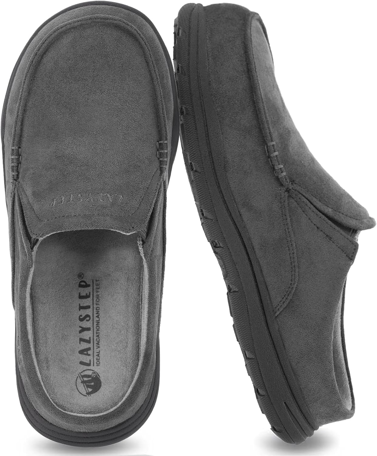 LazyStep Men's McCoy Cushioned Clog Slipper for Comfort