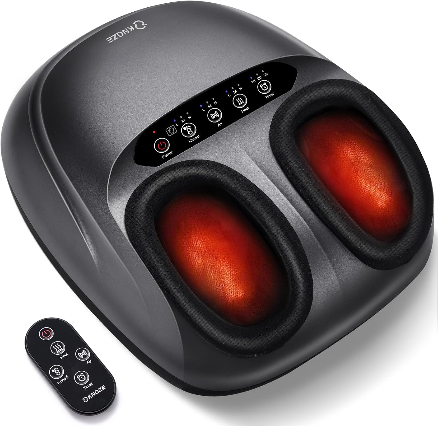 Shiatsu Foot Massager Machine with Heat & Remote for Comfort