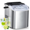 Joy Pebble Stainless Steel Ice Maker Countertop - Fast 6-Min Ice