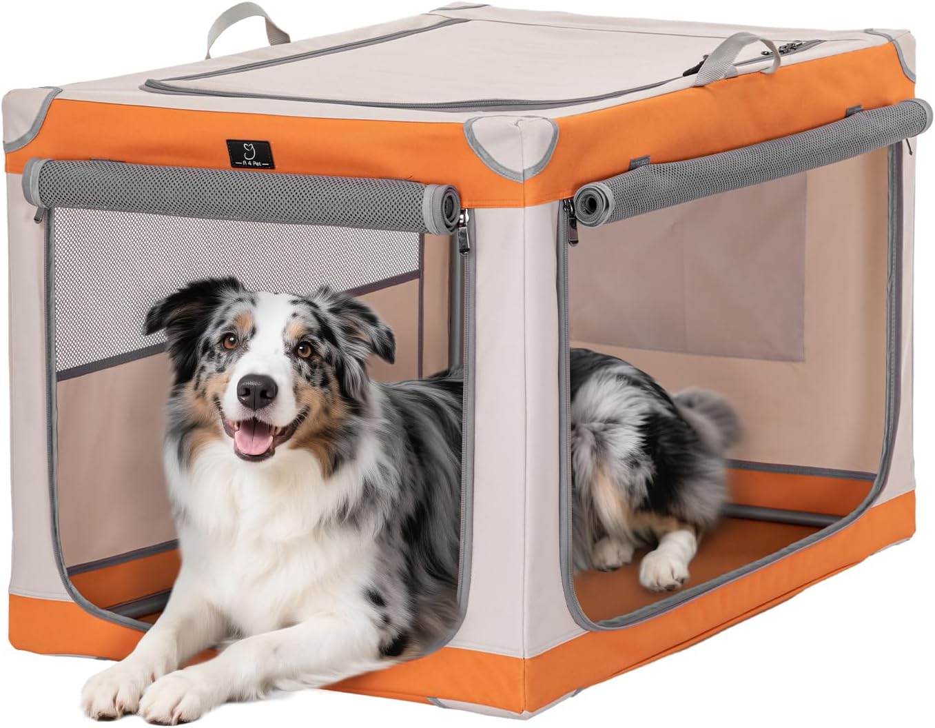 A4Pet Soft Dog Crate - 36 Inch Adjustable Portable Kennel