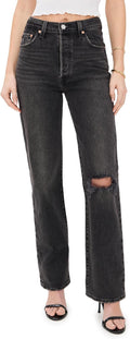 Levi's Women's Ribcage Full Length Jeans - High Rise, Flattering