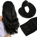 HOTBANANA Human Hair Clip in Hair Extensions 20in - Natural Blend