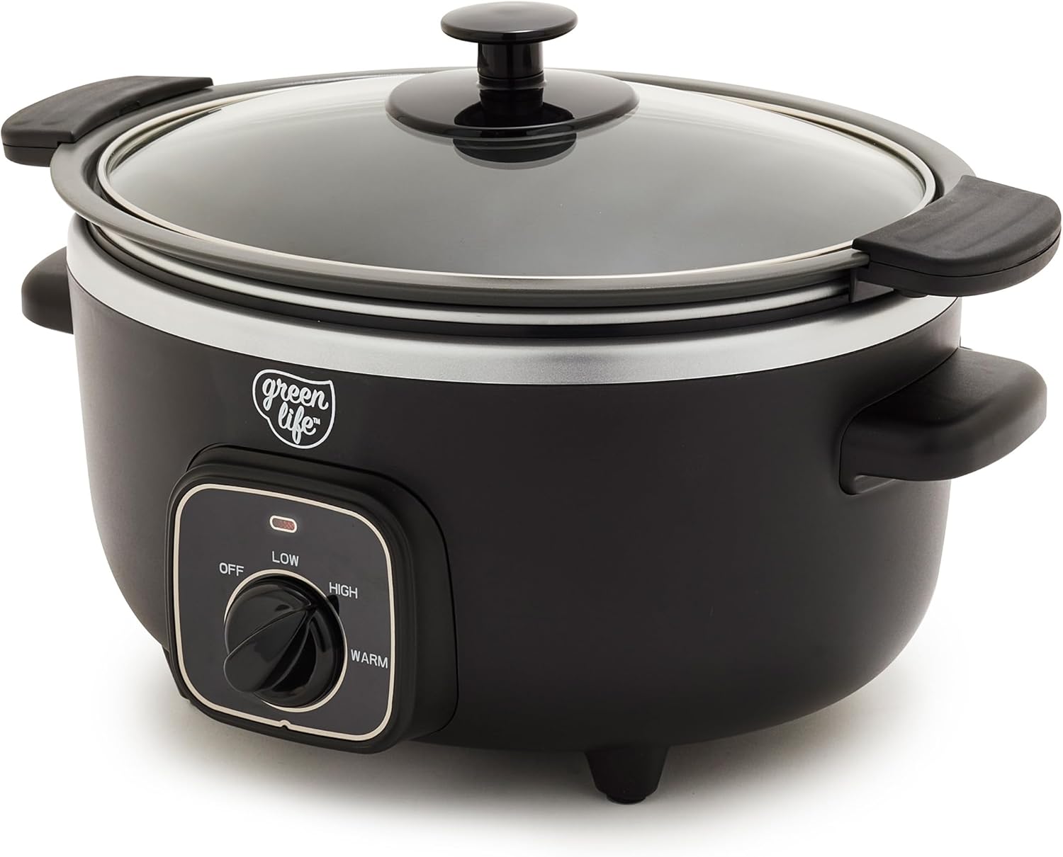GreenLife 3.5QT Slow Cooker with Non-Toxic Ceramic Interior