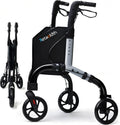 Premium 3 Wheel Rollator Walker for Seniors - Lightweight, Foldable