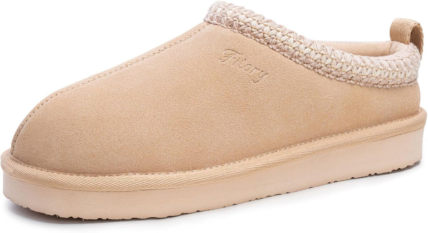 FITORY Women's Suede Slipper: Cozy Winter Casual Comfort Shoes