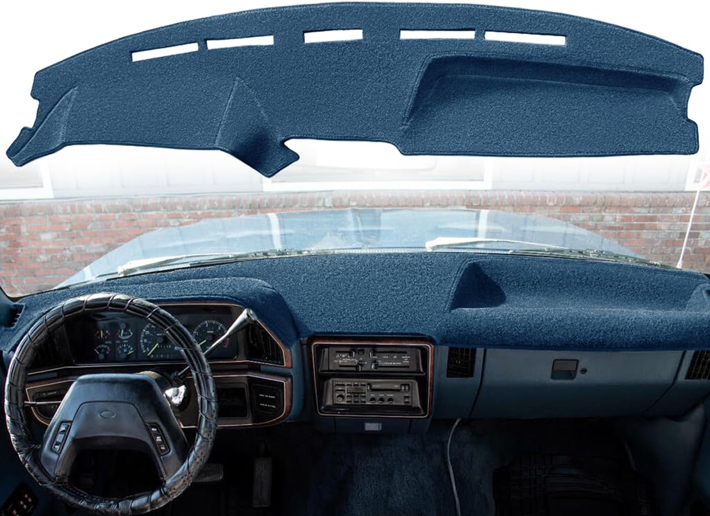 Yiz Dashboard Cover Mat for 1987-1991 Ford F150 F250 F350