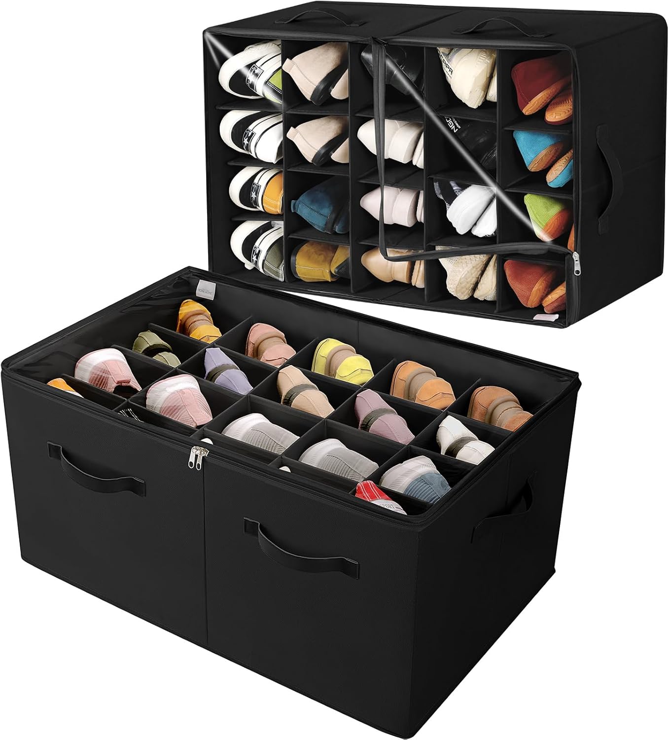 Extra Large Shoe Organizer for Closet - Space Saving Storage