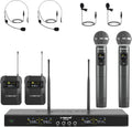 Phenyx Pro Wireless Microphone System 4-Channel - Reliable Live Sound