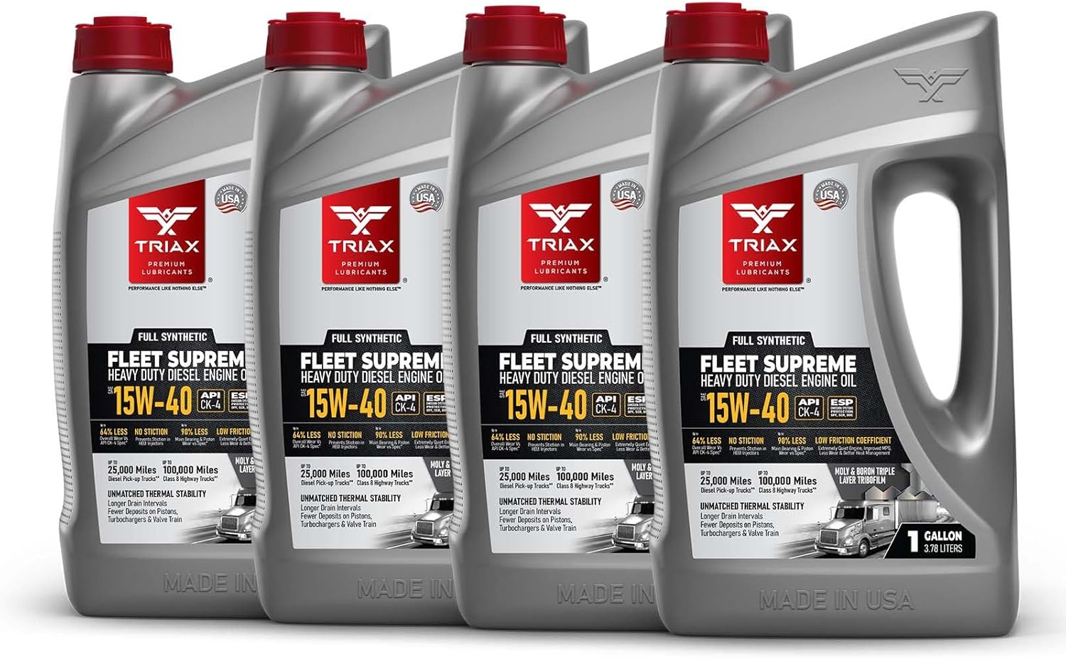 TRIAX Fleet Supreme 15W-40 Full Synthetic Diesel Engine Oil