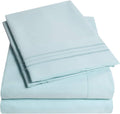 1500 Supreme Collection Queen Sheet Set Light Blue - Hotel-Style