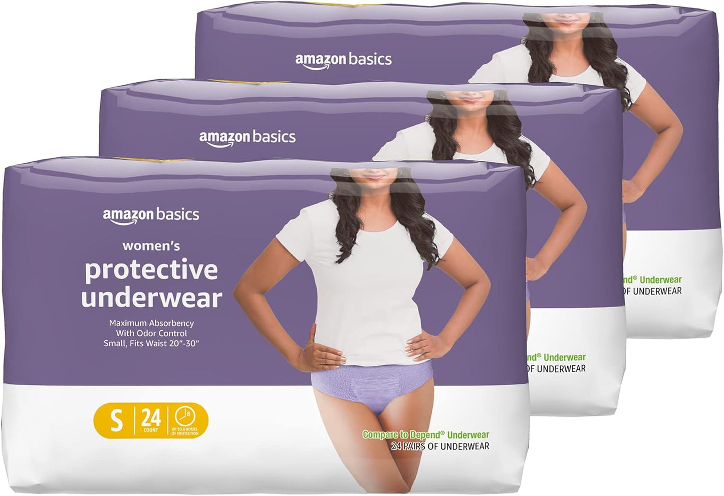 Maximum Absorbency Incontinence Underwear for Women, 72 Count