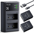 K&F CONCEPT NP-W126S 1300mAh Battery and Dual Charger - Fast Type-C