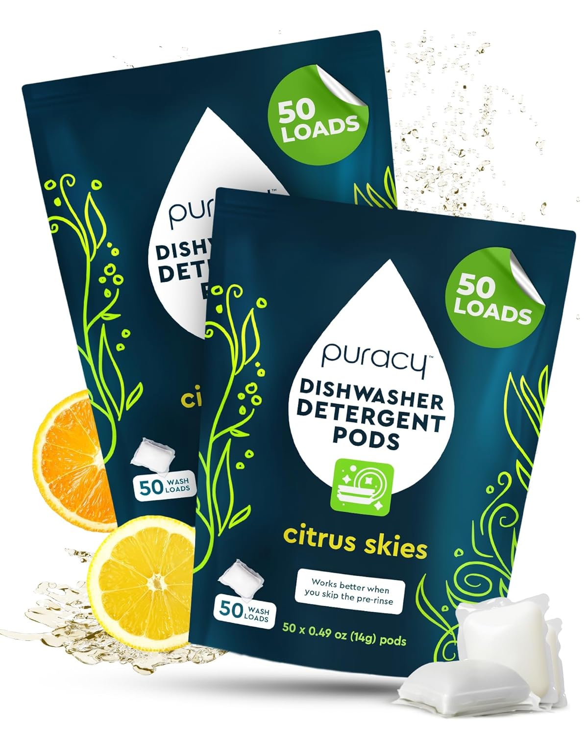 Puracy Dishwasher Pods for Effortless Cleaning and Sparkling Dishes