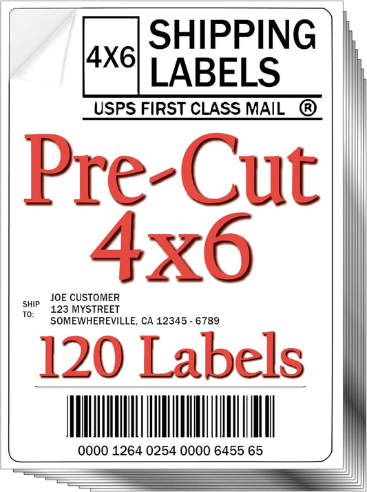 Effortless Printing: JETZAP 4x6 Shipping Labels