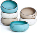 Small Hand Craft Dessert Bowls - 12oz Set of 6 - Natural Assorted