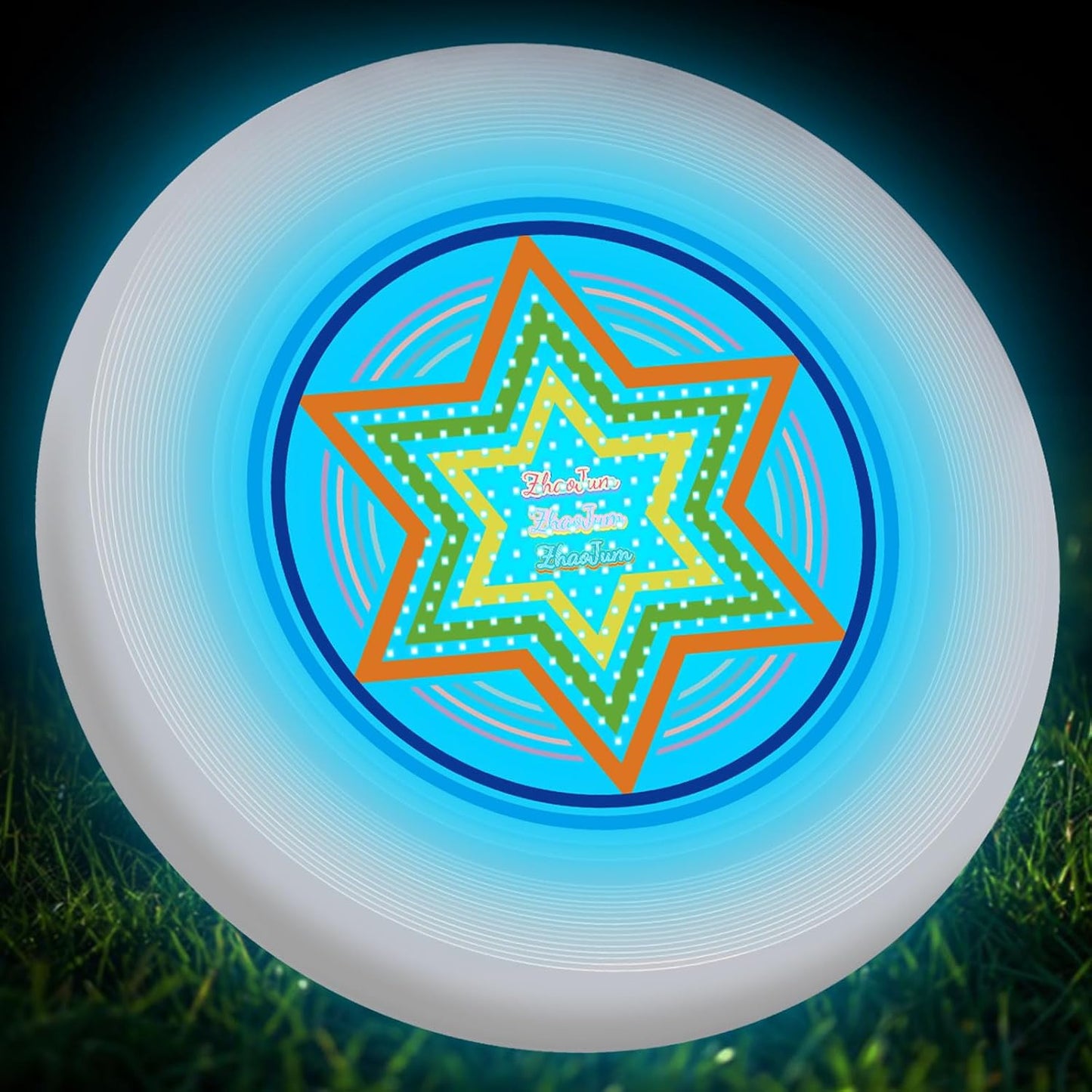 Colorful LED Flying Disc - Light up Fun!