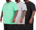 Real Essentials Big & Tall 3 Pack Tech Stretch Dry-Fit T-Shirts - Tall