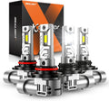 SEALIGHT 9005 9006 Bulbs - 60000LM 6500K Brightness Upgrade