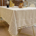 Deep Dream Tablecloths Embroidered Waterproof Linen Table Cloth 55 x