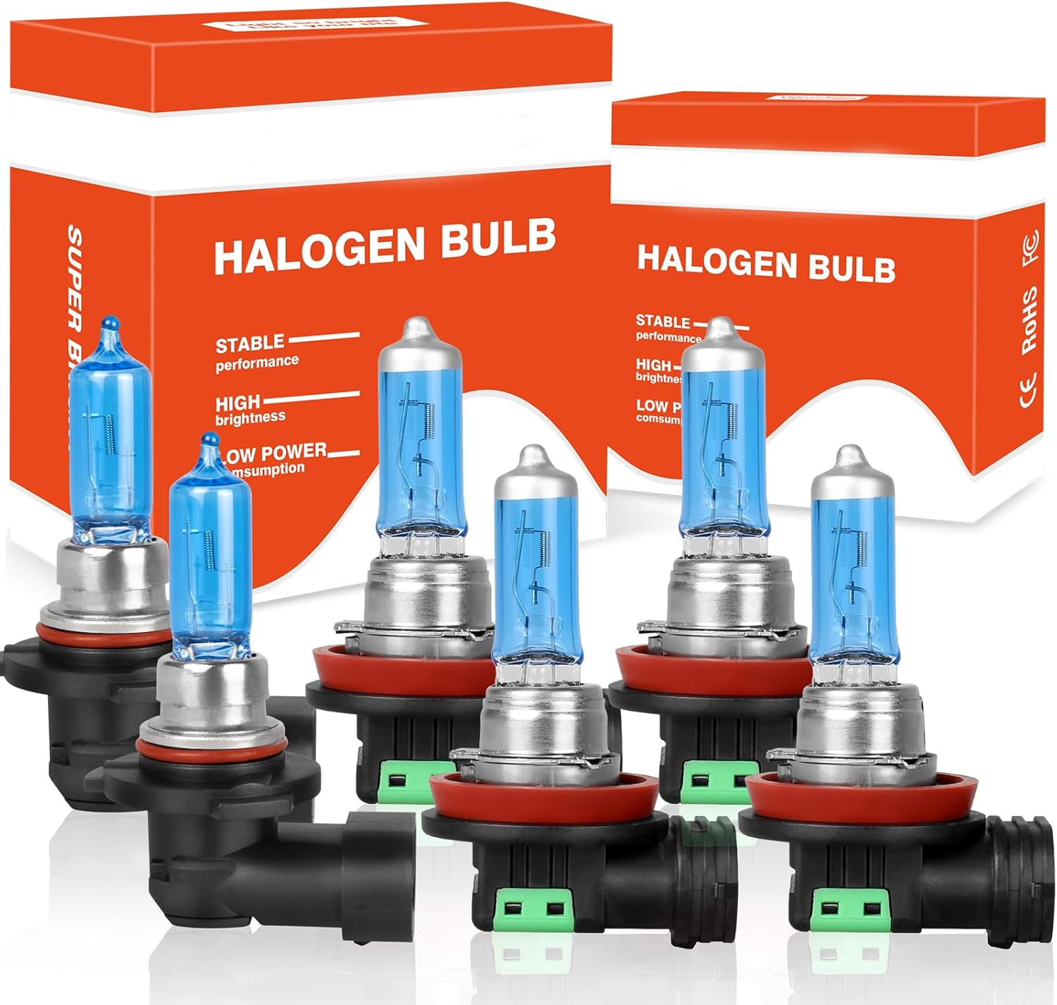 Fit For Chevy Cruze 2016-2019 Halogen Headlight Bulbs Set