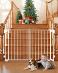 29-45in No Bottom Bar Baby Gate for Stairs - Extra Tall 28in Safety