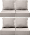Luxury 24x24x6 Inch Outdoor Chair Cushions by ACTREST