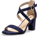 IDIFU Women's IN3 Grace Strappy Block Heels Sandals - 3 in Comfort