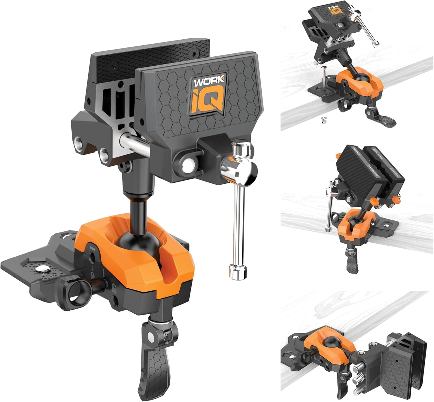 IQ Vise 360 Articulating Bench Vise for Woodworking & More