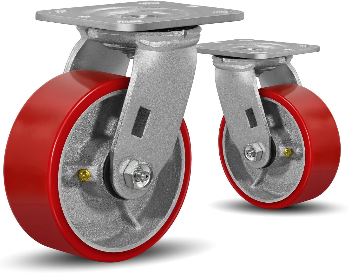Heavy Duty Industrial Casters - SY America 5in X 2in Wheels