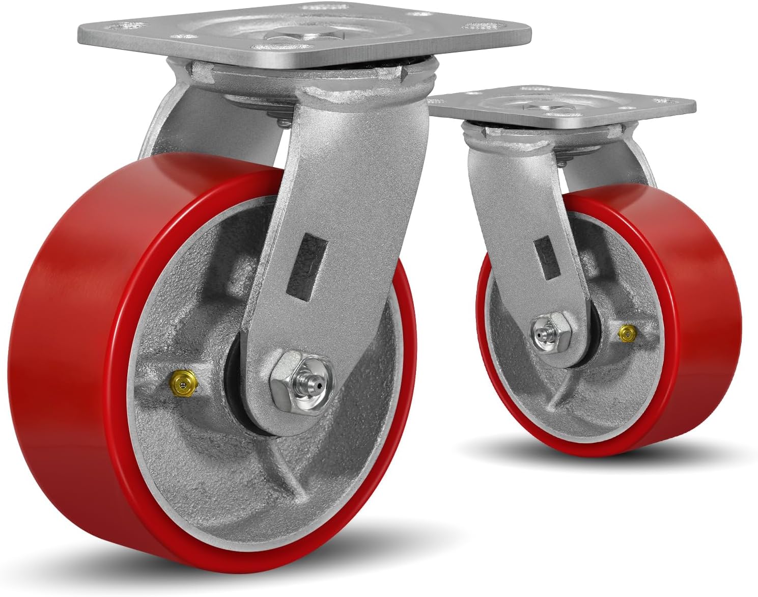 Heavy Duty Industrial Casters - SY America 5in X 2in Wheels