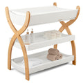 Comfy Cubs Baby Changing Table - Sturdy Wood Changing Table